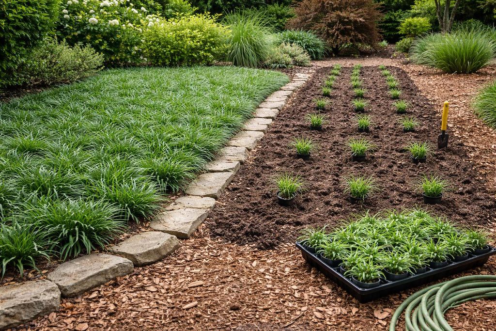 Mondo & Dwarf Mondo Planting Calendar by USDA Zone