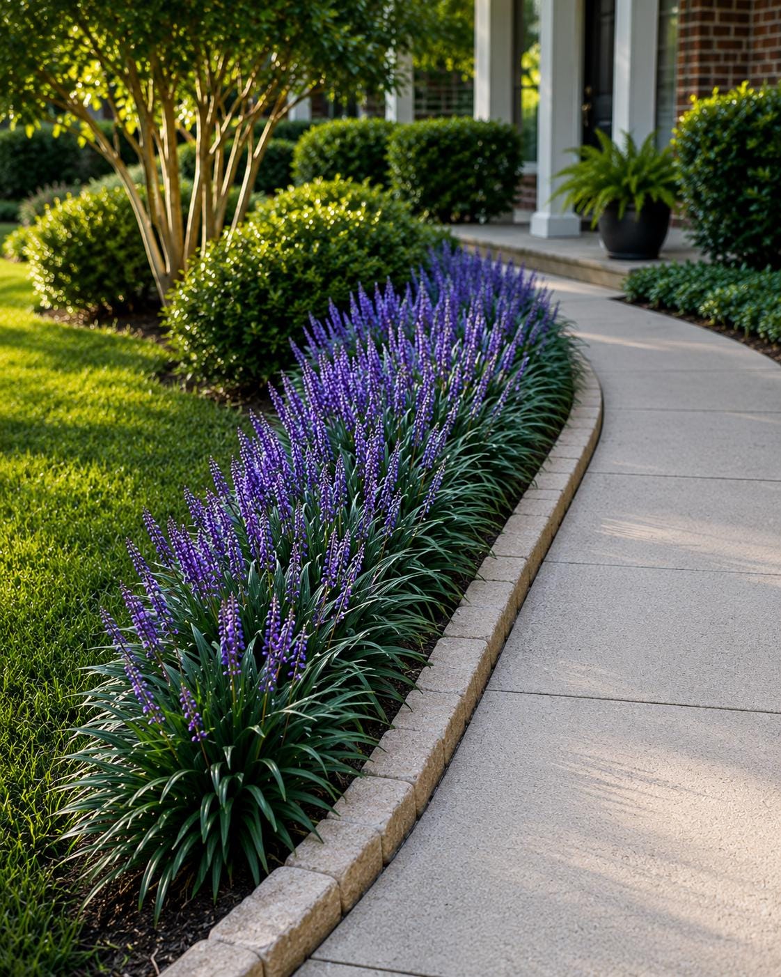 25 Super Blue Liriope Bibs | Hardy Lilyturf | Sun or Shade (Live Bare Root Plants)