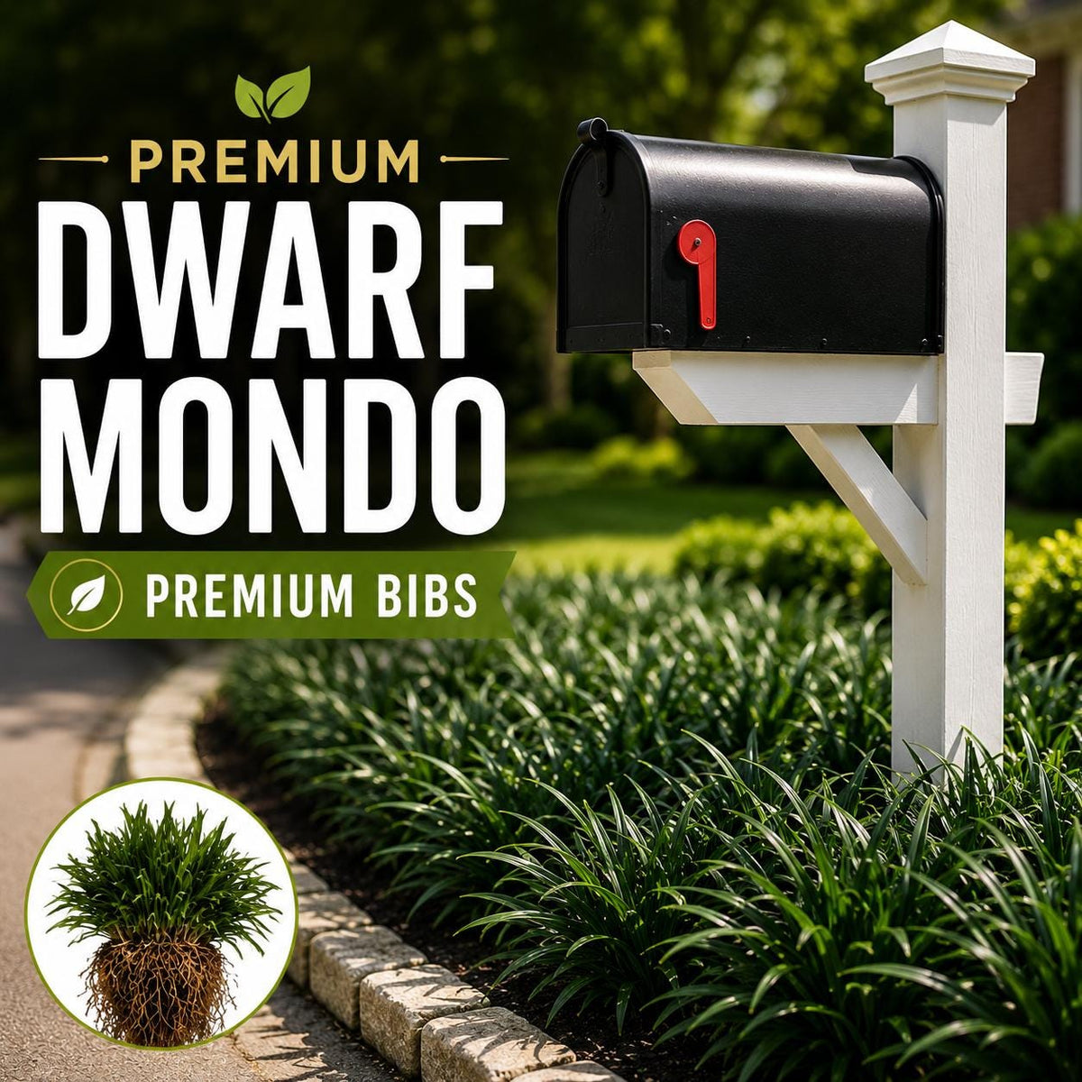 Dwarf Mondo Grass Bibs | Nursery Select Bare Root Plants