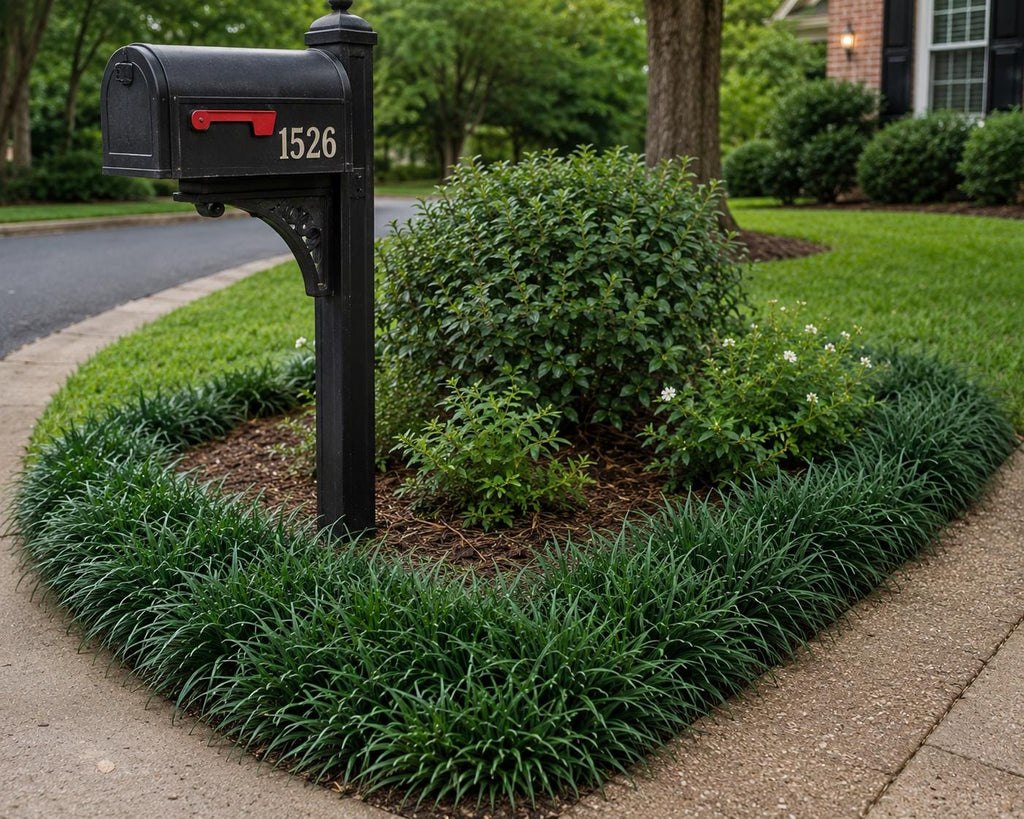 50 Dwarf Mondo Grass Plants | Low Maintenance Evergreen Ground Cover, Shade Border