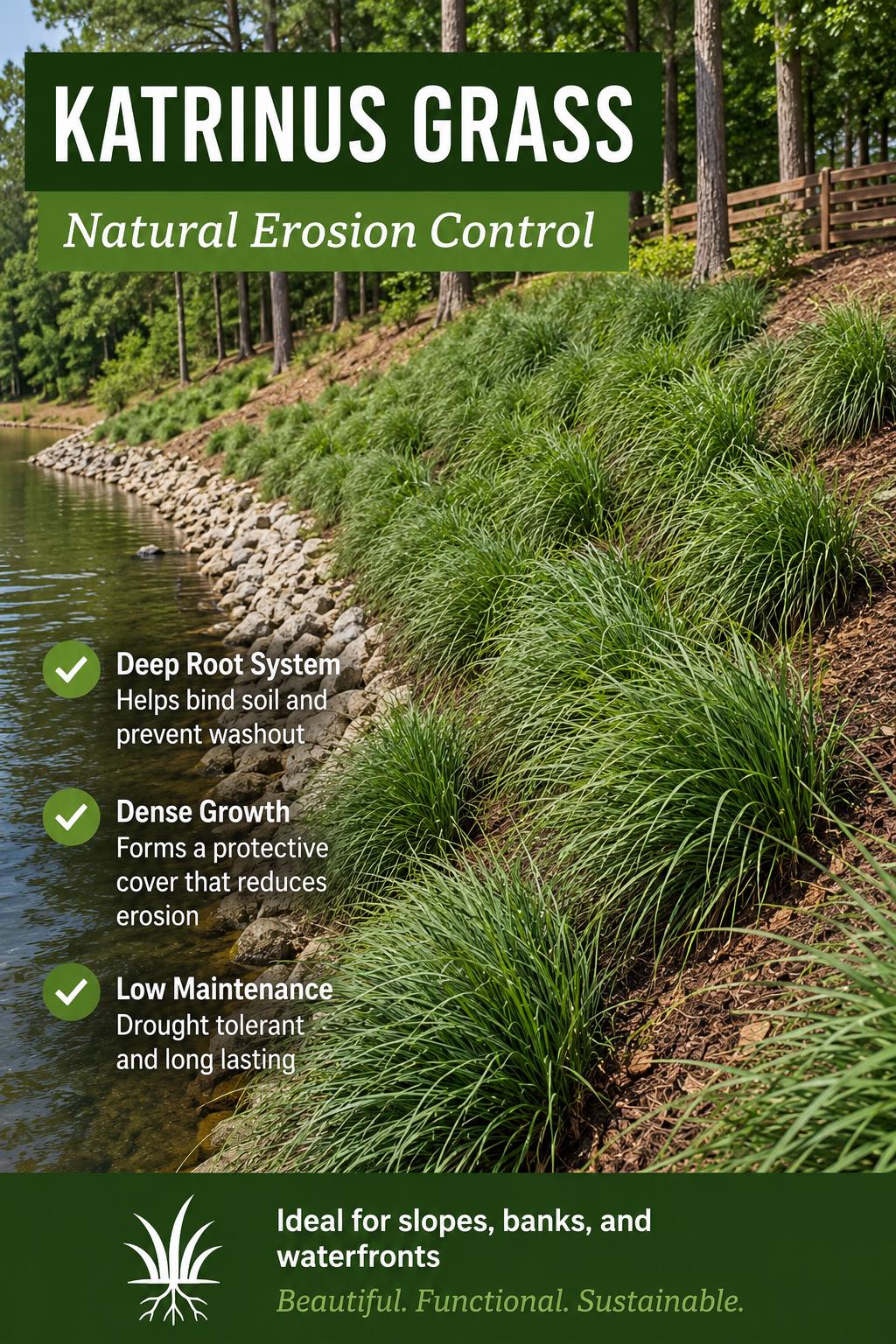10 Katrinus Breeze Grass Bibs | Bare Root Lomandra Divisions | Low Maintenance Ornamental Grass | Drought Tolerant